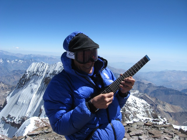 Lapstick travel guitar from the roof of the world